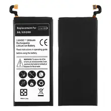 EB-BG920ABE 3,85 V 2850mAh перезаряжаемый встроенный литий-ионный аккумулятор для телефона подходит для samsung S6/G9200