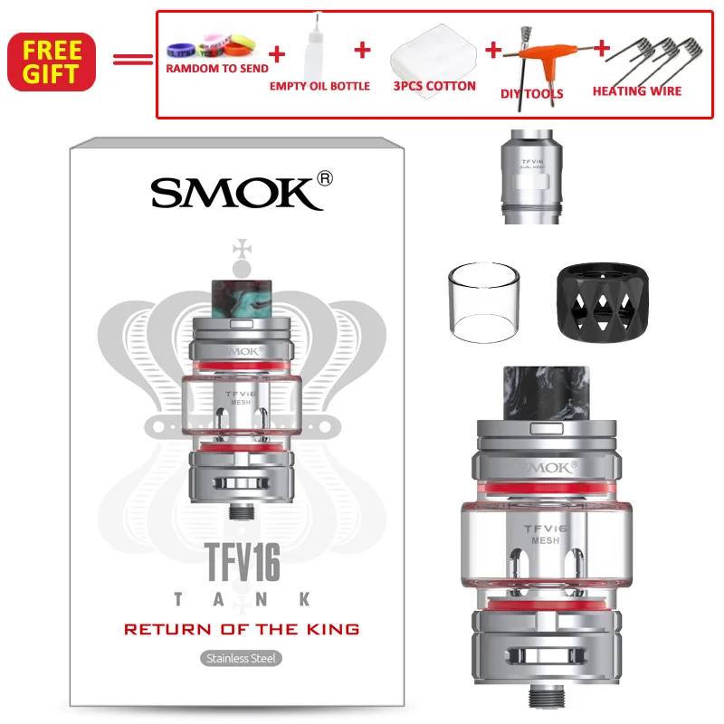 silver TFV16tank SMOK X-priv комплект с 8 мл TFV12 Prince Tank Vaporizer 225 Вт X priv Mod электронная сигарета SMOK VAPE Kit VS G-priv 2 - Цвет: silver TFV16tank