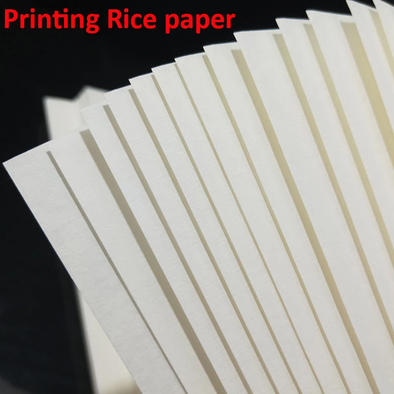 Inedible 100sheets A3 A4 Printer Chinese Rice Paper For Printing,ink