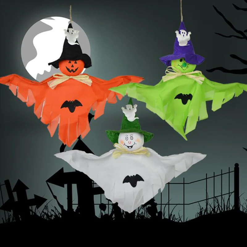 

Halloween Hanging Garland Decoration House Party Animated Scary Creepy Ghost Pendant Halloween Party Hanging Decor Party Props