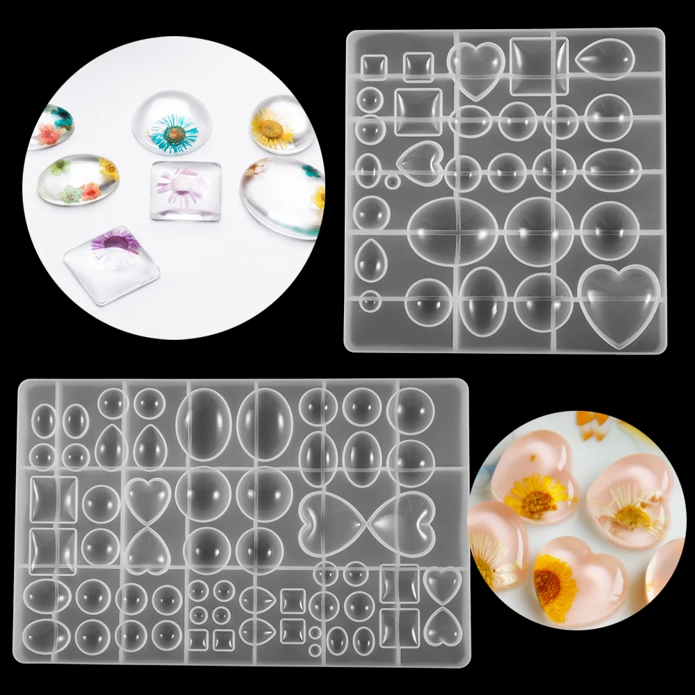 

1Pcs Heart Love Pendant Epoxy Casting Molds Kits Mixed Style UV Silicone Resin Molds For DIY Jewelry Making Findings Supplies