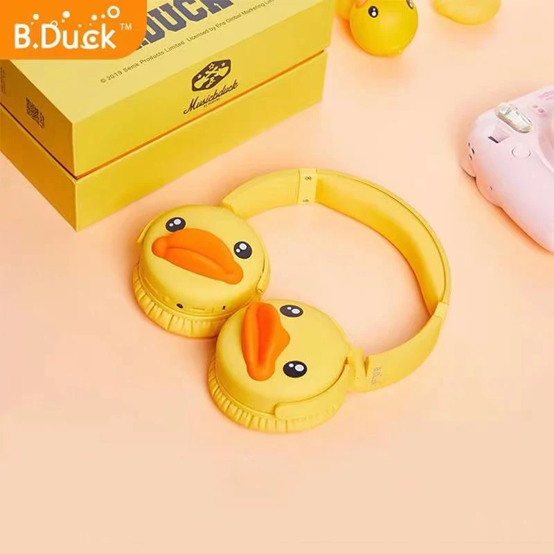 Новая беспроводная Bluetooth-гарнитура B.Duck True Wireless 5 0 Накладные наушники с желтым
