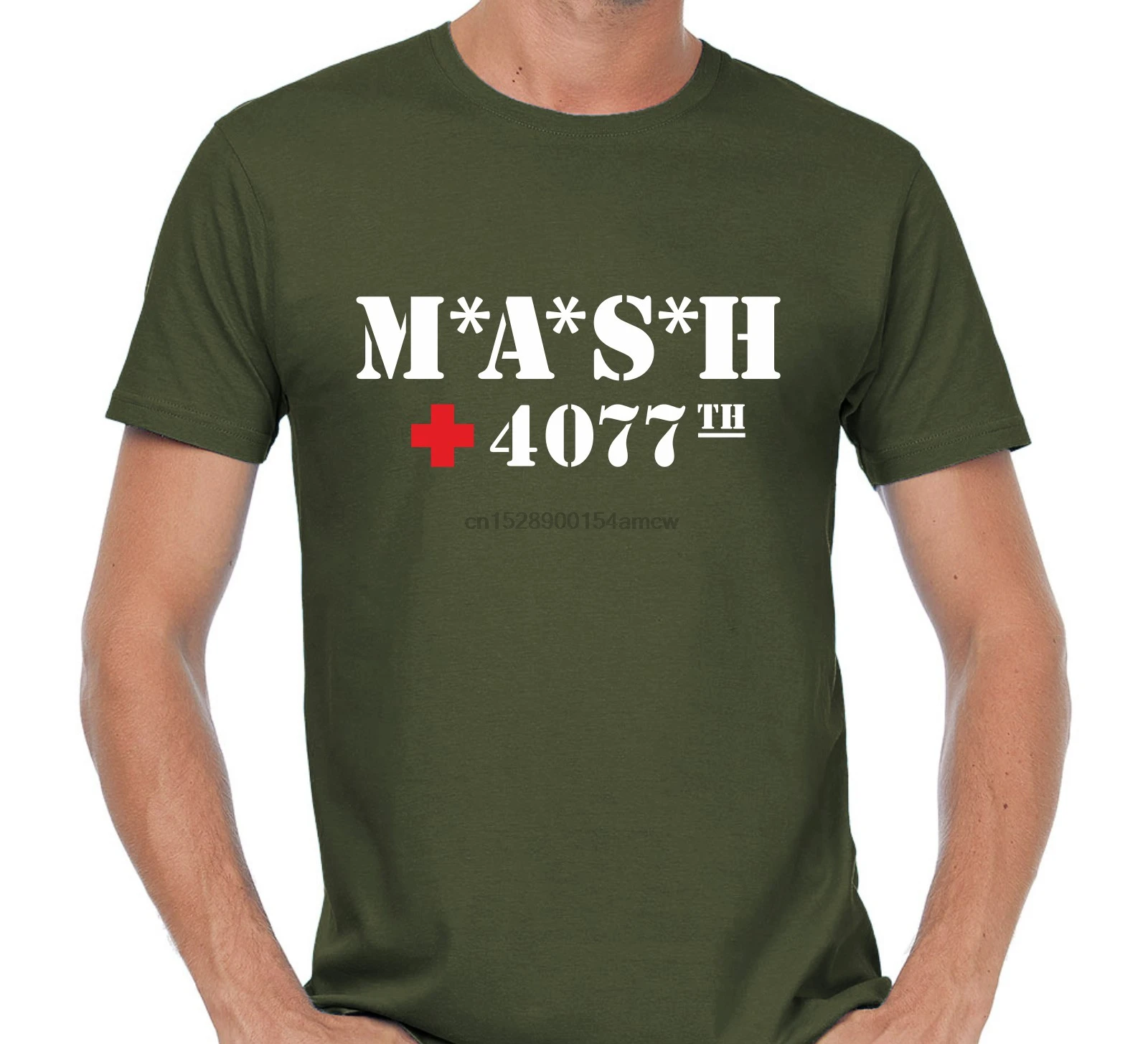 

Mash M A S H Inspiriert 4070th Us Army Fanshirt Fan Retro Serien Tv 70s T Shirt Tshirt Casual Man Tees