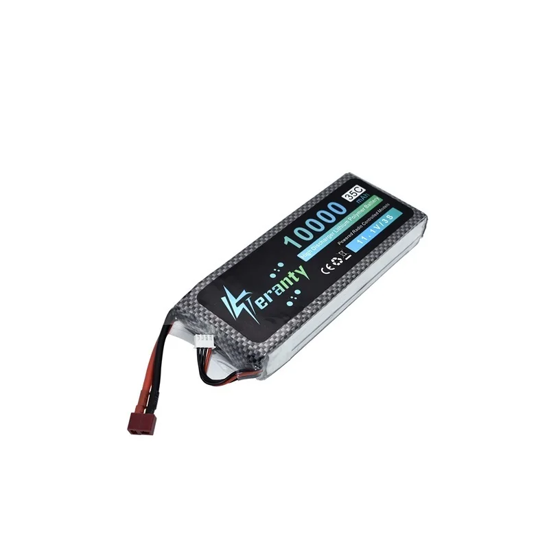 Teranty power 11,1 v 10000maH 35C Lipo аккумулятор для радиоуправляемого дрона, лодки, квадрокоптера, запасные части 3s 10000mah 11,1 v батареи T/XT60 разъем