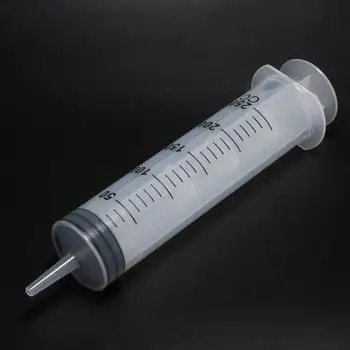 

250ml Plastic Syringe Reusable Large Hydroponics Nutrient Sterile Disposable Syringe Inlet Pump Oil Measuring Injection Syringe