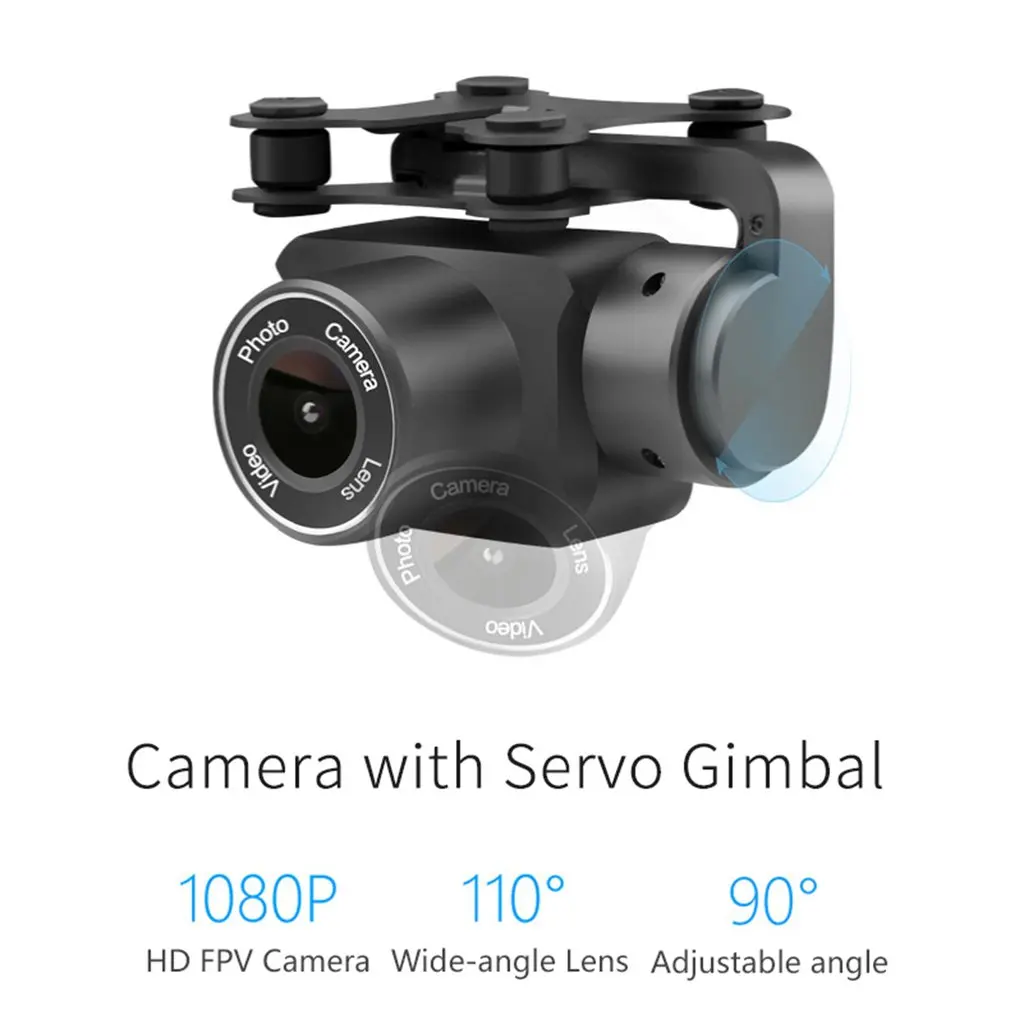GW168 gps Радиоуправляемый Дрон с широкоугольной камерой 1080P Радиоуправляемый вертолет WiFi FPV высота удерживает долгое время Летающий Дрон с батареей 2/3