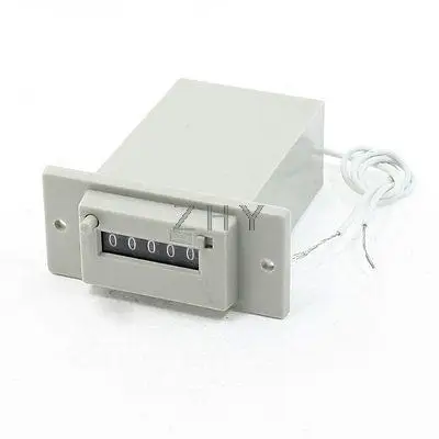 

CSK5-CKW AC 220V 50/60Hz 5 Digits 2-Wire Lockable Electronmagnetic Counter