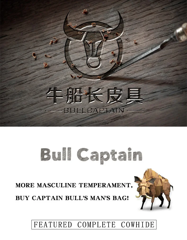 BULLCAPTAIN кожаный мужской кошелек RFID, мужской кошелек, 3 сложения, короткий кошелек, держатель для кредитных карт, деловая ручная работа для мужчин