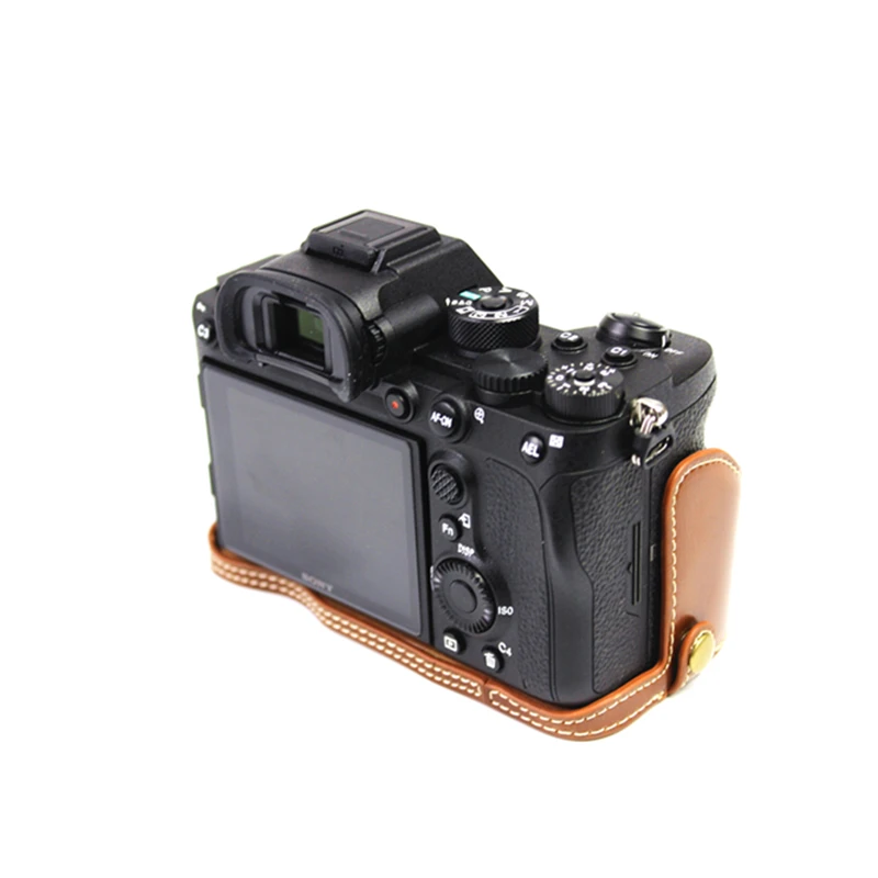 Чехол из искусственной кожи для sony a7r m4 a74 Digital SLR A7r4 A7rM4 A74 камера коричневый/черный/кофейный