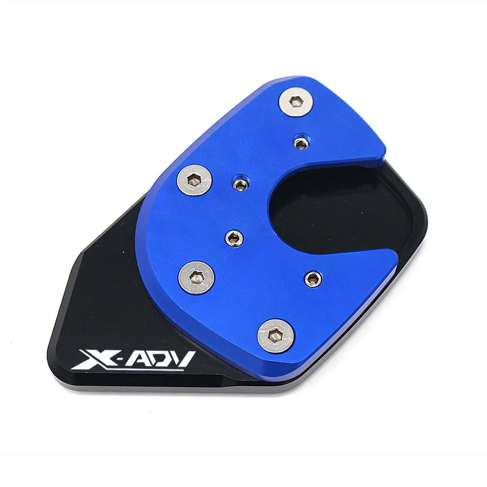 Blue Для Honda X-ADV Ampliar удлинитель подставки для мотоцикла боковая подставка накладка увеличитель X ADV логотип - Цвет: Blue