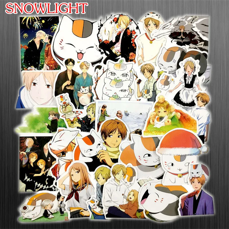 50Pcs Japan Anime Natsume Yuujinchou Cartoon Waterproof DIY Decals Sticker For Fridge Suitcase Stationery Developer Decor