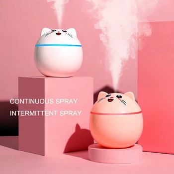 

300ML Ultrasonic Air Humidifier Pet Aroma Essential Oil Diffuser Cute cat USB Fogger Mist Maker USB Diffusers Air Aroma oil