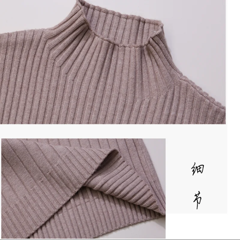 Ohclothingновый стиль зарубежного стиля, вязаная рубашка на подкладке на осень и зиму, приталенный пуловер, корейский топ с длинными рукавами