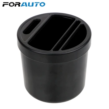 

FORAUTO Auto Organizer Cup Cigarette Coin Card Holder Storage Box Car Armrest Box Storage Box For KIA Toyota BMW Audi Mazda Ford