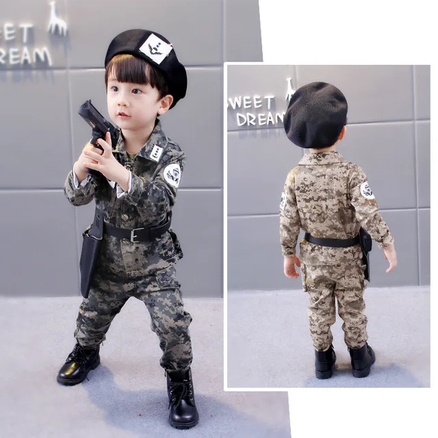 Freies Verschiffen Kinder Song Joong Ki Kostum Camouflage Polizei Set Halloween Kostum Fur Kinder Teenager Cosplay Party Military Aliexpress
