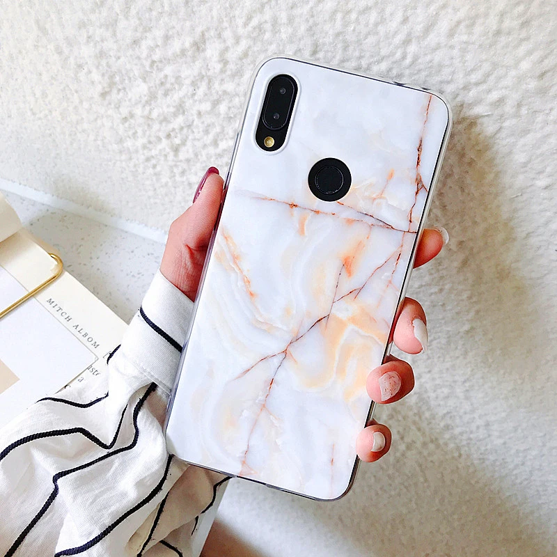 Чехлы с текстурой камня для Xiaomi 8 8lite 9 Классический Мраморный Мягкий чехол из ТПУ для Redmi 6 Note 5 Note 6Pro Note7Pro K20Pro задняя крышка fundas