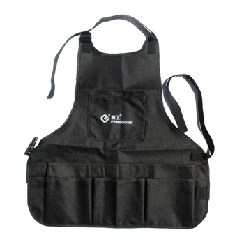 

Durable Gardening Tools - Heavy Duty Oxford Cloth Work Apron with Tool Pockets (14), Adjustable Wasit Belt