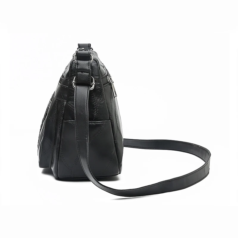 Модная новинка, сумка через плечо, женская кожаная маленькая дизайнерская сумка-мессенджер, высокое качество, Классическая тканая женская сумка