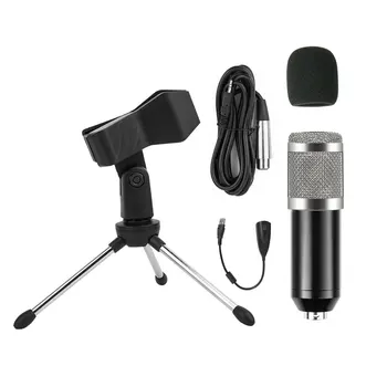 

Microfone BM 800 Studio Microphone Professional Microfone BM800 Condenser Sound Recording Microphone For Computer Karaoke Mic
