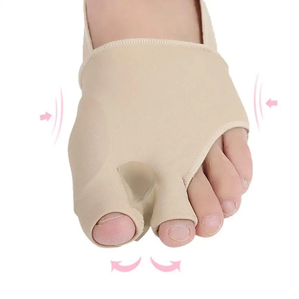1pair Insoles Toe Thumb Valgus Toe Separator Relief Corrector Pad Toe Separator Hallux Valgus Bunion Corrector Orthotics