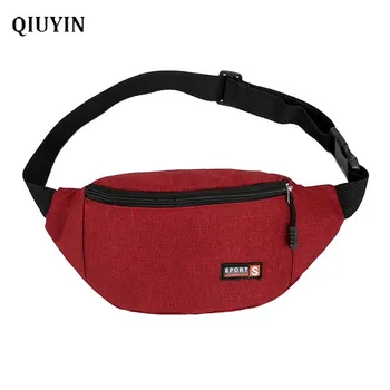

Qiuyin Luxury Brand Purse Mini Pack Female Bags 2020 Belt/Chest/Crossbody/Hip/waist Bag Fanny Pack Bum Pack Leather canvas Pack