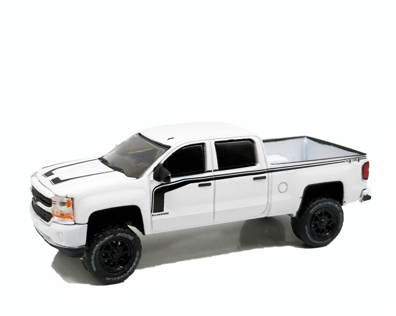 1: 64 Greenlight Chevy Silverado ралли 2 пикап без коробки