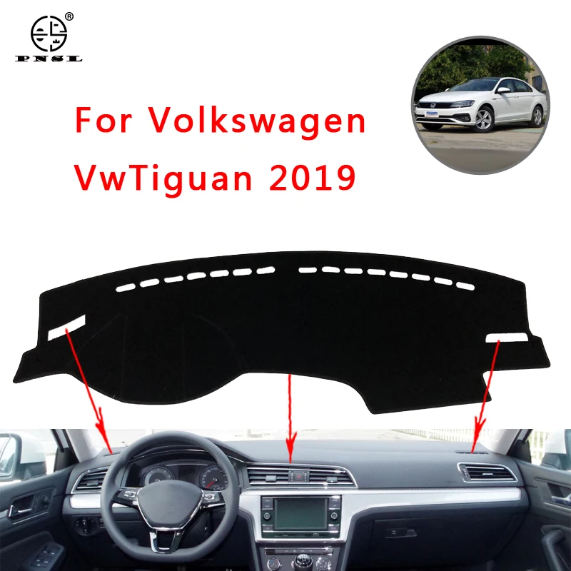 Чехол для приборной панели автомобиля PNSL коврик Volkswagen Tiguan 2019 защита от солнца УФ