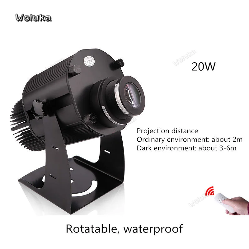 Наружный водонепроницаемый iamging zoom light проектор рекламные проекции лампа по индивидуальному заказу CD50 W05 - Цвет: Тёплый свет