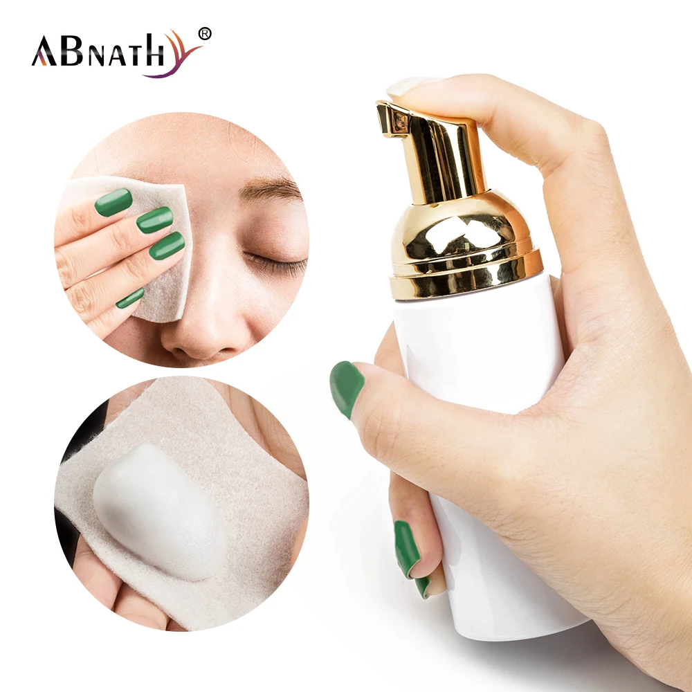 Abnathy 10 bottles 60ml Eyelash Extension Cleanser Shampoo Professional Foam Cleaner Individual Eyelashes Makeup Remover Tools Abnathy 10 bottles 60ml Eyelash Extension Cleanser Shampoo Professional Foam Cleaner Individual Eyelashes Makeup Remover Tools