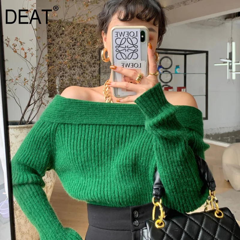 DEAT 2020 new autumn and winter slash collar full
