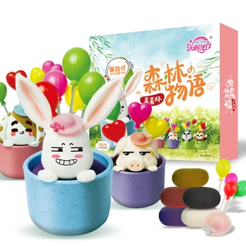 

Ultra-light Clay Easy To Operate Environmental Protection Safety Children's Adult Entertainment Handmade Toys 3 Sets