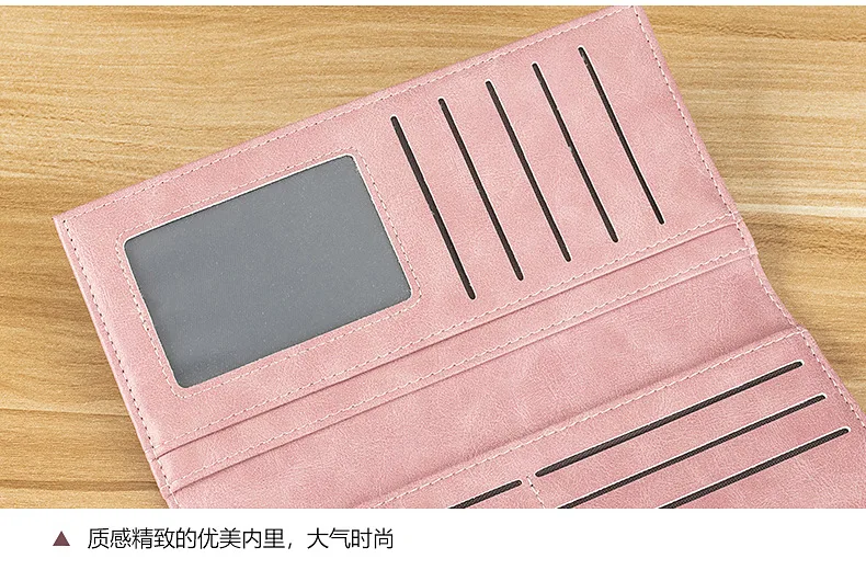 Hot Sale Women Clutch Leather Wallet New Female Tassel Wallet Women Zipper Long Purse Strap Money Bag Purse For Girl Simple