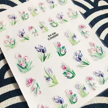 Новейшие 5d наклейки для ногтей Серии EA шаблон Переводные картинки инструмент DIY Инструменты для украшения ногтей