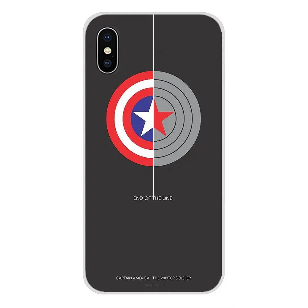 images 9 Мягкий чехол-сумка для Apple iPhone X XR XS 11Pro MAX 4S 5S 5C SE 6S 7 8 Plus ipod touch 5 6 captain america Civil War Winter Soldier - Цвет: images 9