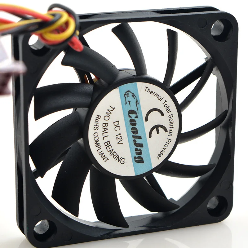 Тайвань для EVERFLOW R126010BU 6010 6 см 12 В 0.25A двойной шаровой вентилятор