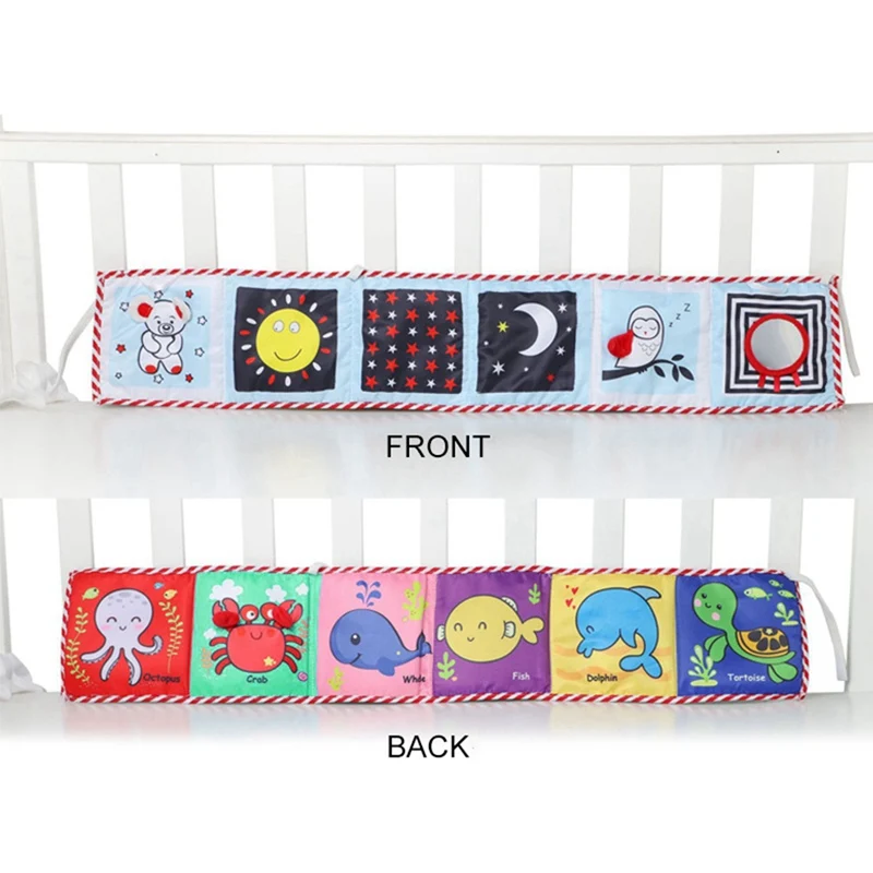 

Baby Bed Protector Crib Bumper Pads Cartoon Baby Bed Bumper Kids Safety Bed around Cotton Blend Baby Bed Anti-collision Bumper