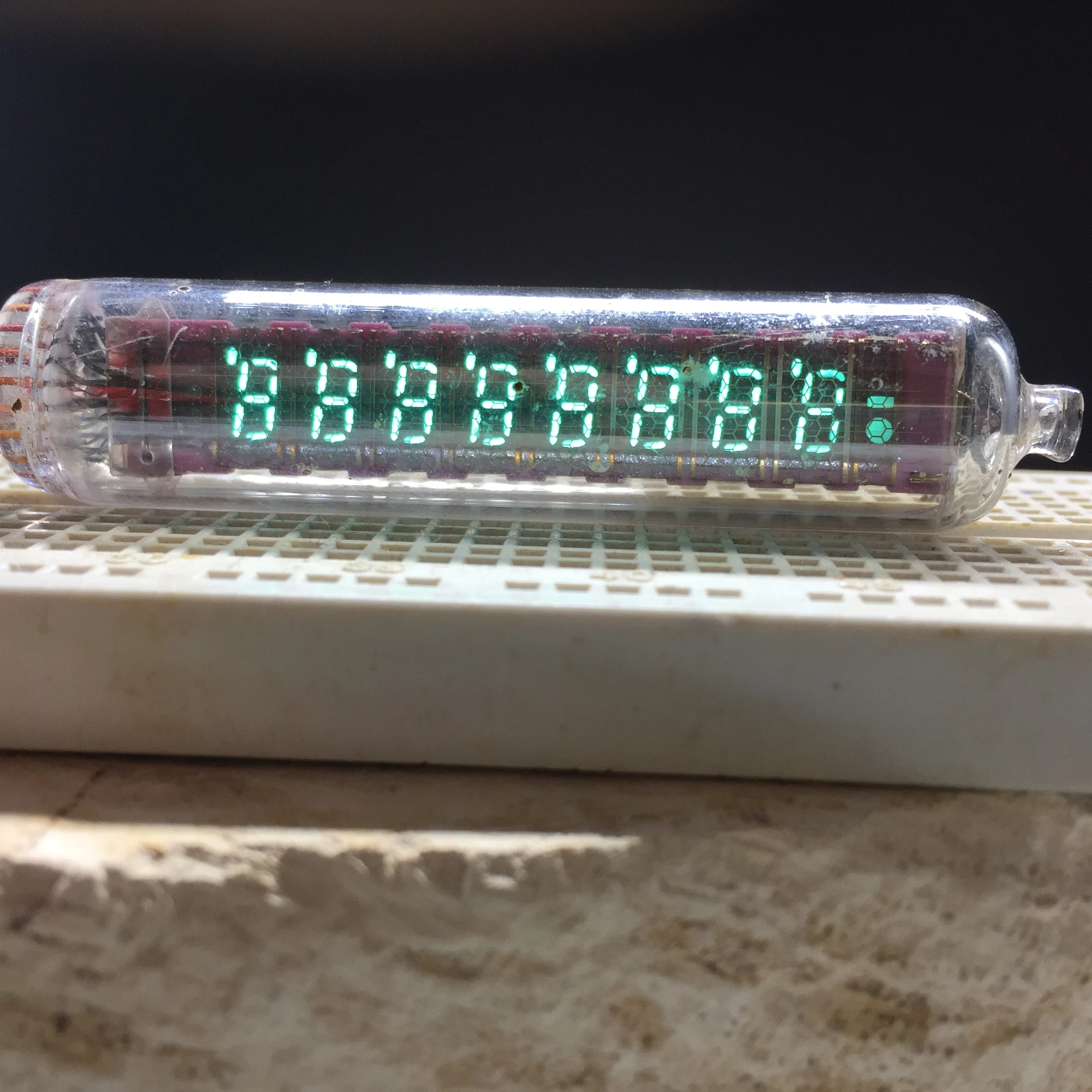 IV21 семь сегментов восемь бит флуоресцентные цифровые трубки DIY часы