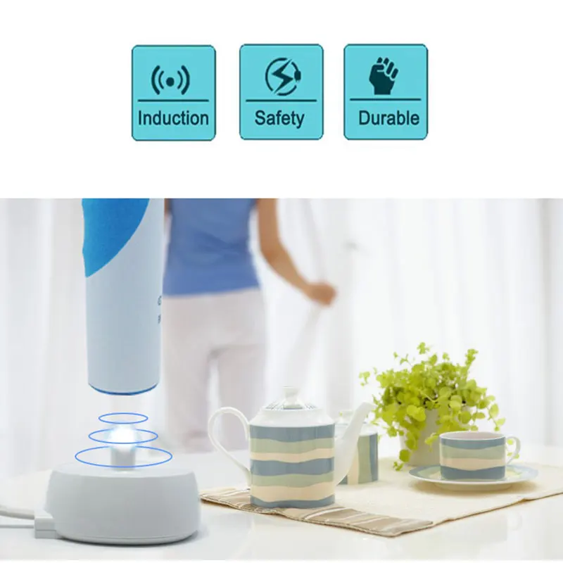 Electric Toothbrush Charger for Oral B Electric Tooth brush Inductive Charging Base EU Plug Replacement Charger 100-240v Electric Toothbrush Charger for Oral B Electric Tooth brush Inductive Charging Base EU Plug Replacement Charger 100-240v
