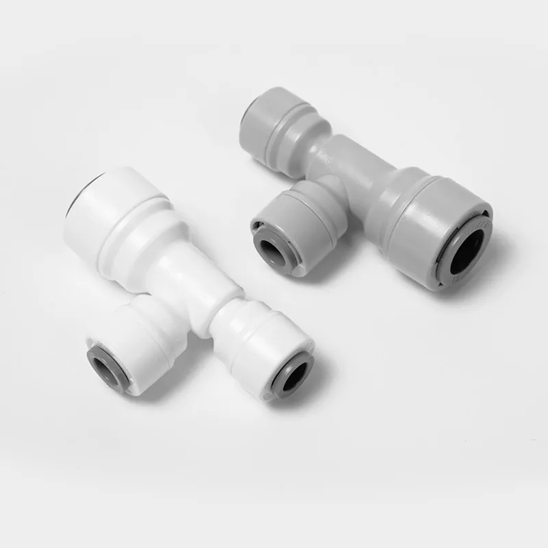 1 шт. 3/8 &quot-1/4&quot-1/4 &quotТ-тип трёхполосный Santong RO-machine соединитель труб обратного