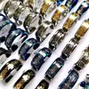 Bulk lots 50pcs Assorted Dragon Rings 8 Styles Mix Vintage Jewelry Party Gift Stainless Steel Mens Wedding Bands 3