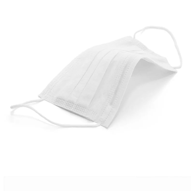 

100Pcs White Disposable Face Masks 3 Layers Non Woven Mouth Masks Anti-dust & Filtration Mouth Mask for Adult