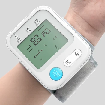 

BOXYM Medical Wrist Blood Pressure Monitor Digital LCD Automatic sphygmomanometer тонометр на запястье tensiometro For Adults