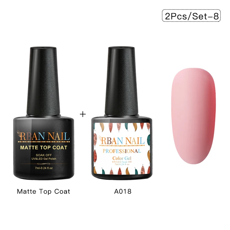 TZH06722 RBAN NAIL 7 мл цветной УФ-гель для ногтей замачиваемый Полупостоянный лак для ногтей Гель-краска для ногтей маникюр матовое верхнее покрытие необходимо - Цвет: TZH06722
