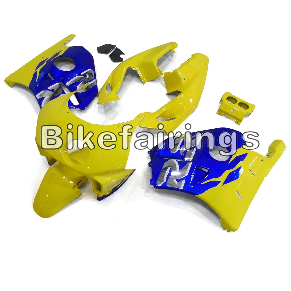 Полный комплект обтекателя Для Honda CBR250RR CBR250 RR MC22 1990 1991 1992 1993 1994 впрыска топлива электронный атомайзер-блеск для губ цвет желтый, синий; размеры 34–43