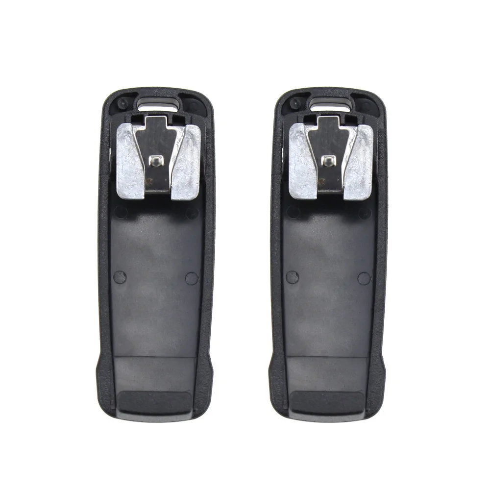 Black 2X Зажим для ремня аккумулятора для Motorola PMNN4071 PMNN4071A PMNN4071AR Mag, BPR40, A8 - Цвет: Black