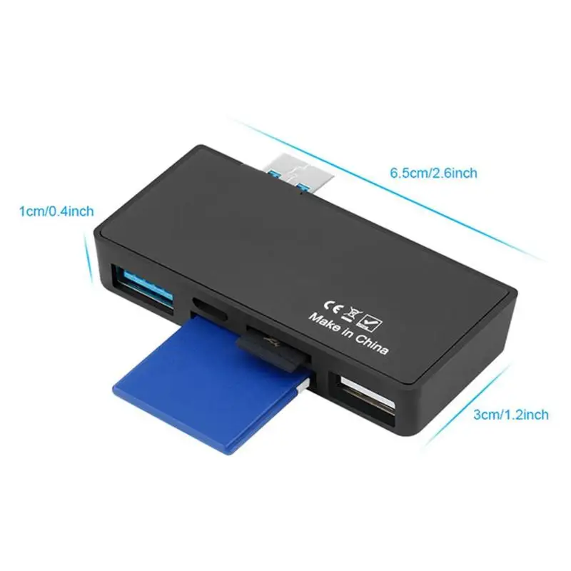 USB3.0 к Micro/USB2.0/3,0/TF/концентратор карт памяти док-станция для чтения карт для microsoft Surface Pro 3/4