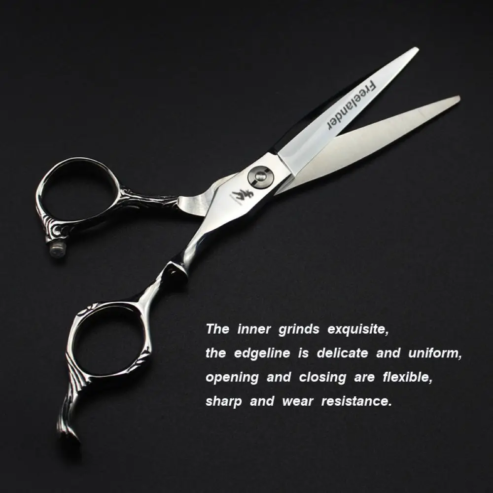 Freelander Парикмахерские ножницы 6 дюймов Профессиональные Парикмахерские ножницы с японской раковиной винт для стрижки волос филировочные ножницы