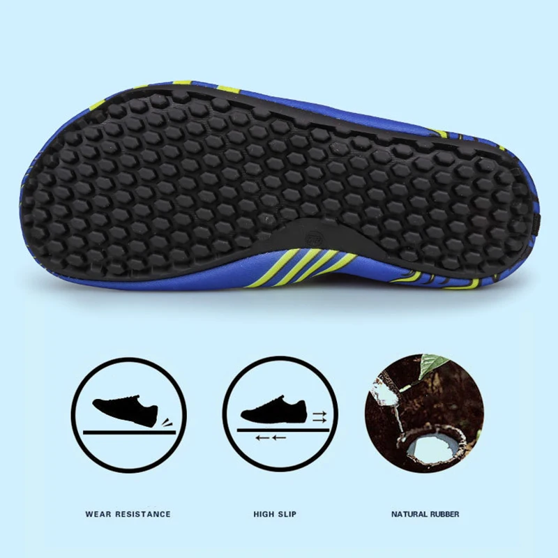 

Men Women Soft Skin Shoes Swimming Yoga Sport Pointed Toe Slip-On Flat TPR