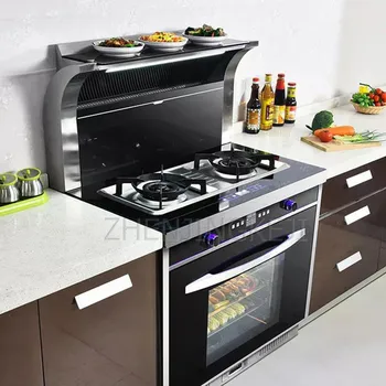 

Home Integrated Stove Range Hood Steam Grilled Dry Eliminate All-in-one Hood Cooker Smoke Stove Environmental Protection Stove