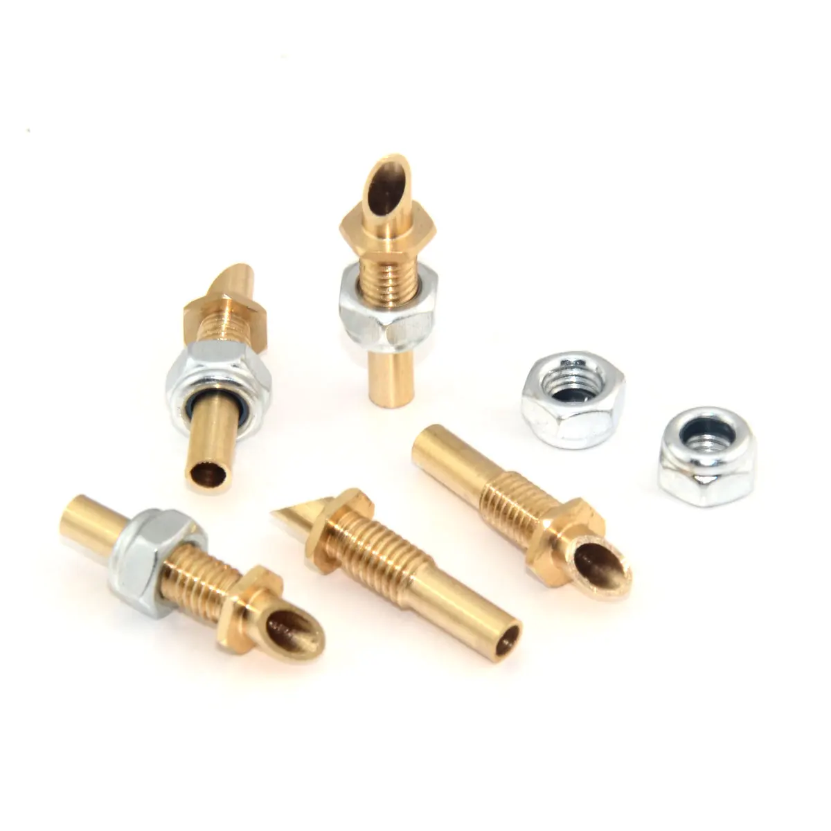 

5Pcs Rc Boat Brass Water Cooling Faucet M5 Thread L24mm Water Nipples Nozzles